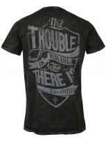 Herren Shirt Trouble (schwarz)
