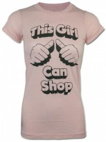 Damen T-Shirt This Girl Can Shop