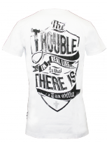 Herren Shirt Trouble (weiß)