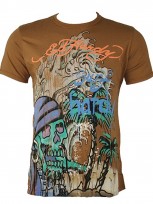 Herren Multiprint Special Shirt Davy Jones