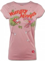 Damen Vintage Shirt Hungry Hippos