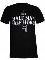 Herren T-Shirt Half & Half
