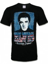 Herren T-Shirt Elvis American Legend