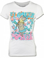 Damen Shirt Flower Power