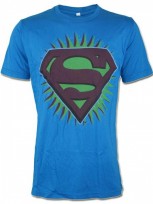 Herren Vintage Shirt Superman Shield